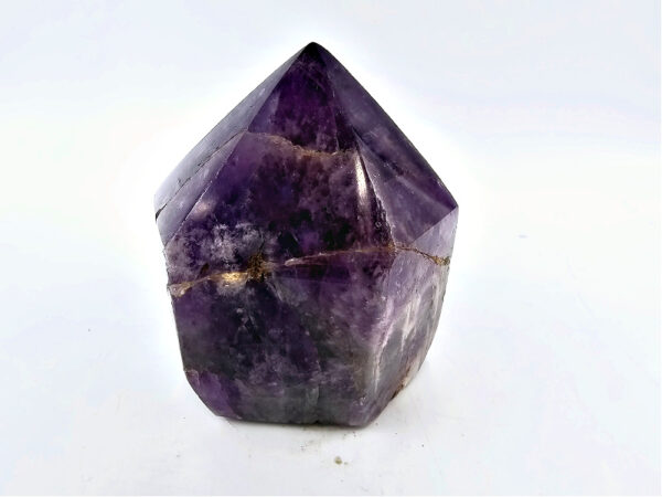 Chevron Amethyst Polished Point B (264g)