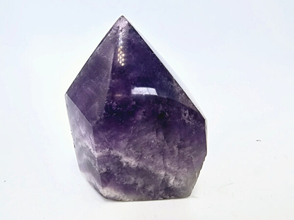 Chevron Amethyst Polished Point G (234g)