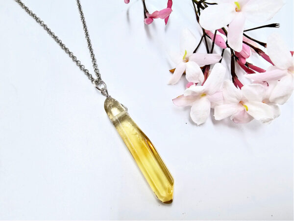 Congo Citrine Polished Necklace