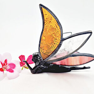 Stained Glass Laying Fairy, stained glass fairy south africa, home decore