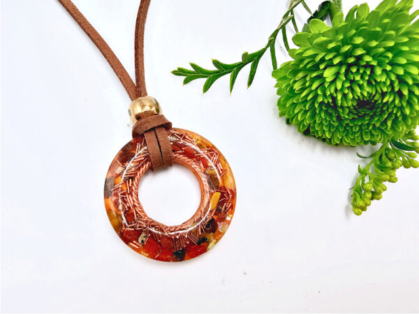 Fire Element Orgonite Necklace