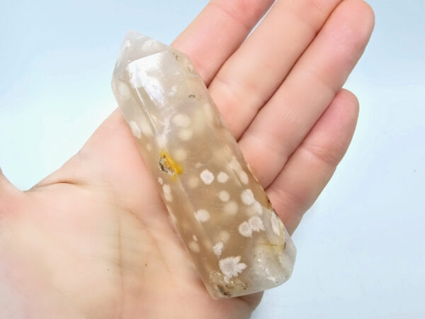 Flower Agate Polished Point A (90g) - Image 2