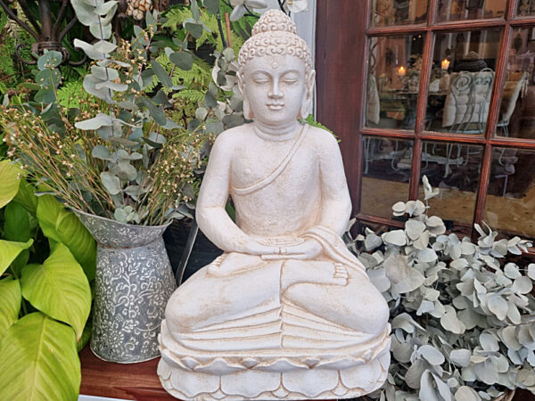 Large Buddha Statue On A Lotus (50cm)