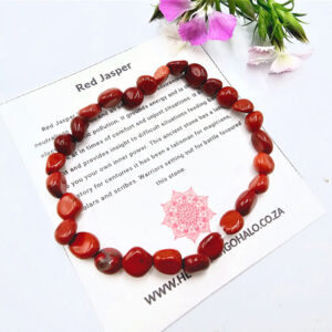 Red Jasper Crystal Nugget Bangle, bracelet, jewellery,