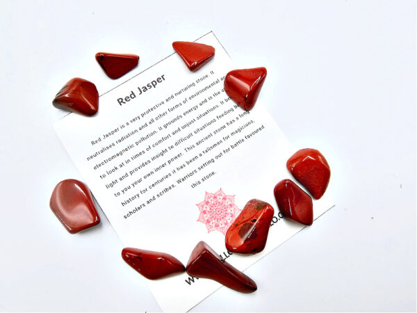 Red Jasper Tumble Stone Mini's 10s - Image 2