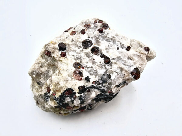 Red Pyrope Garnet in Feldspar & Quartz Matrix  B (268g)