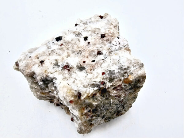 Red Pyrope Garnet in Feldspar & Quartz Matrix I (210g)