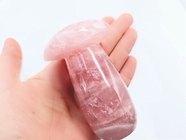 Rose Quartz Mushroom A (294g) - Image 2