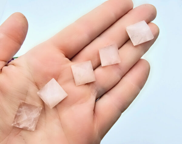 *Rose Quartz Pyramid Mini (1.5cm) - Image 2