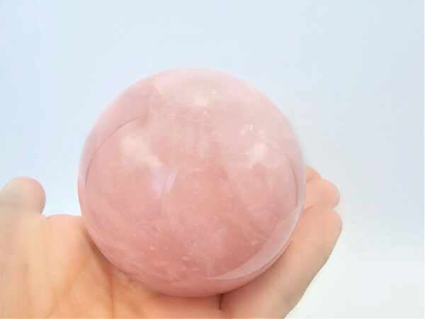 Rose Quartz Sphere A (21cm Circumference)