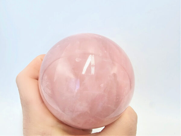 Rose Quartz Sphere A (21cm Circumference) - Image 2