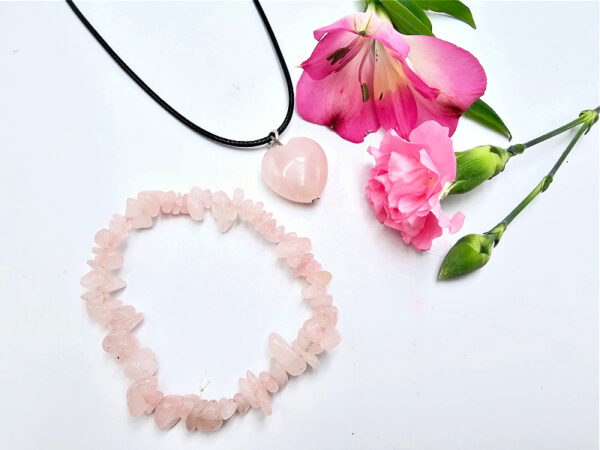 *Rose Quartz Jewellery Gift Set (Love) - Image 2