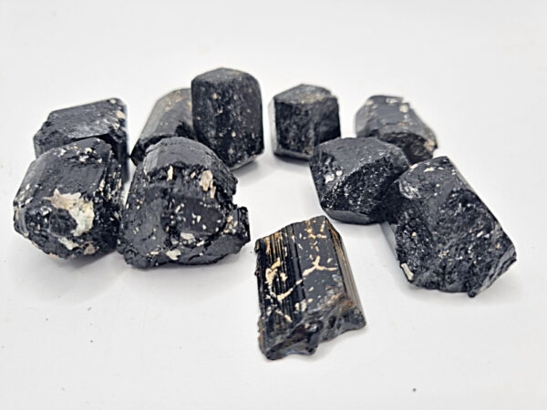 Black Tourmaline Natural Rough Pieces (2-3cm)