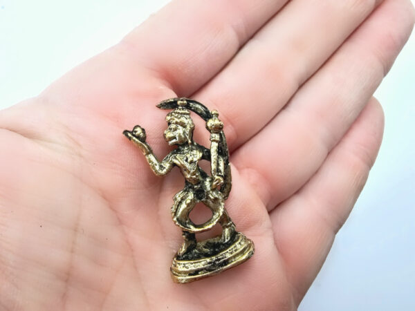 Small Brass Ornament - Hanuman (3cm) - Image 2