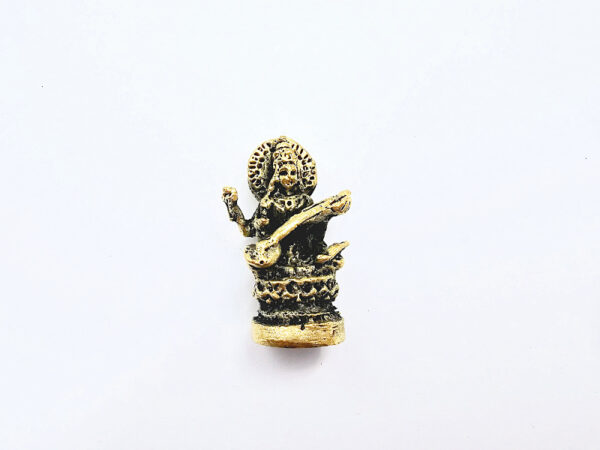 Small Brass Ornament - Sarawati (3cm)