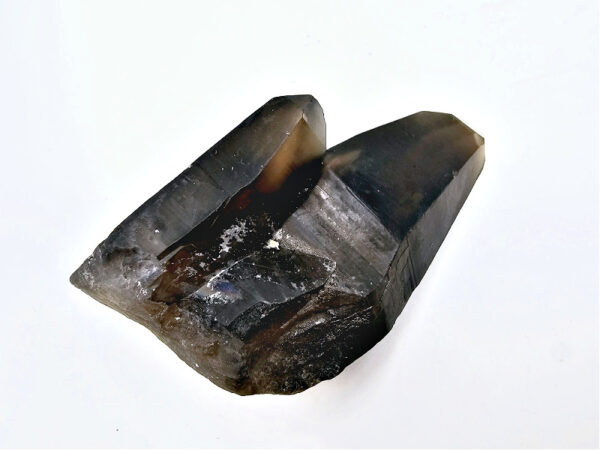 smokey quartz point rough, rough, point, black gemstone, crystal, hyalite