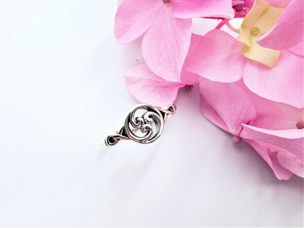 Triskele Spiral Ring (925 Silver)