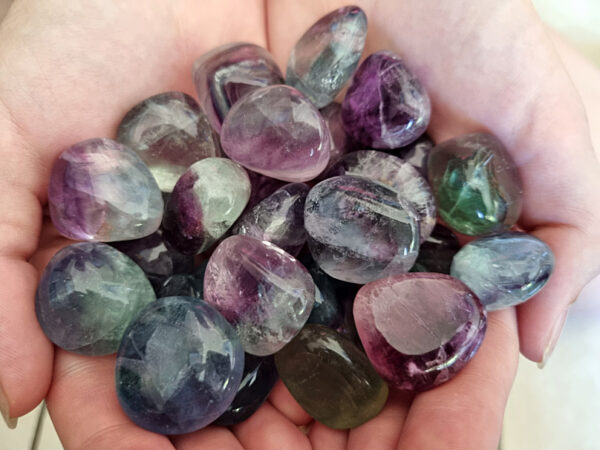 Rainbow Fluorite Tumble Stones