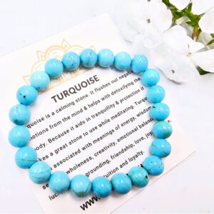 Turquoise Round Beaded Bangle, bangle, turquiose jewellery