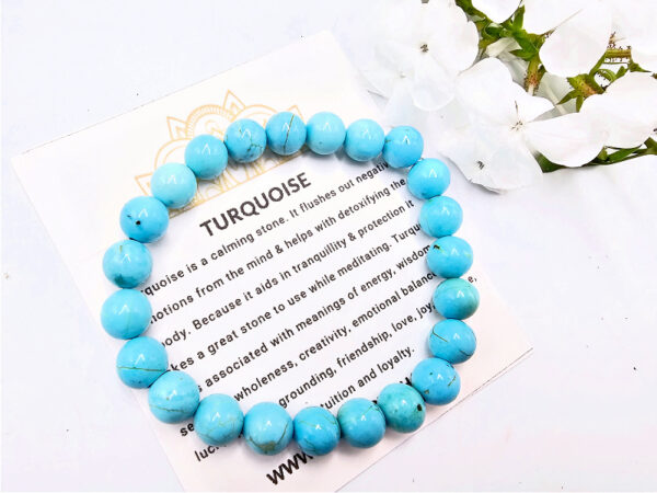 Turquoise Round Beaded Bangle, bangle, turquiose jewellery