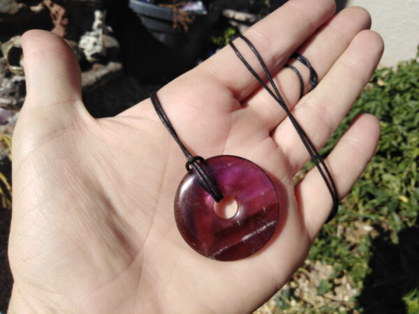 Amethyst Pi Stone Necklace - Image 2