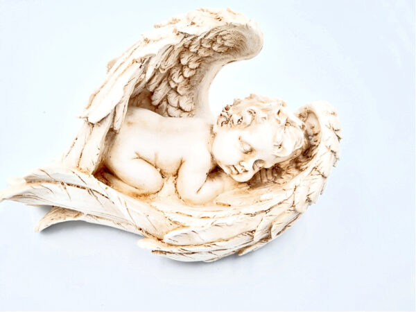 Sleeping Angel Statue with Big Wings (23cm)