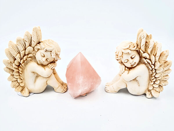 Resting Angel Statues Set (8cm)