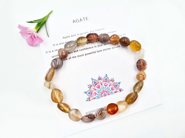 Agate Crystal Nugget Bangle, bangle, agate