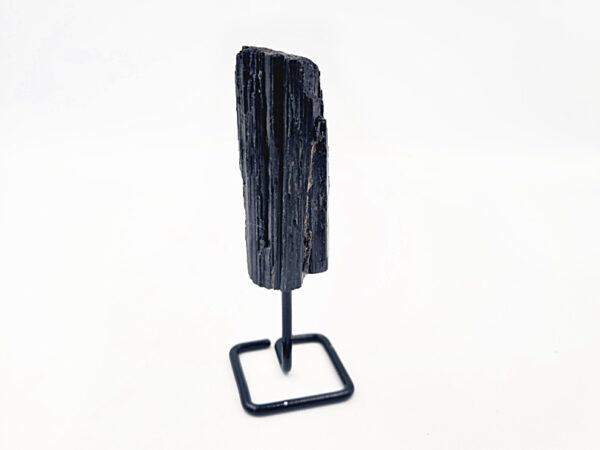 Rough Black Tourmaline On A Stand (10cm)