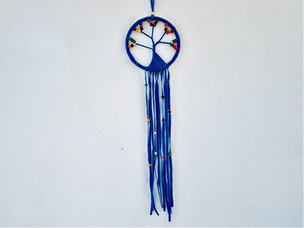 Blue Tree Of Life Dream Catcher (11cm)