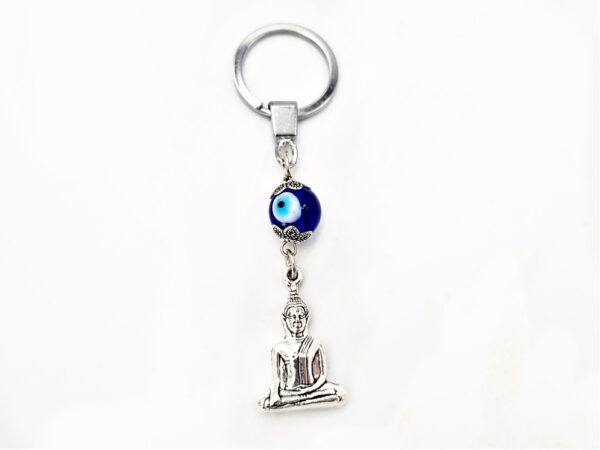 Buddha Evil Eye Key Ring