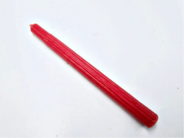 Red Candles Solid 25cm- Single (Passion & Strength)