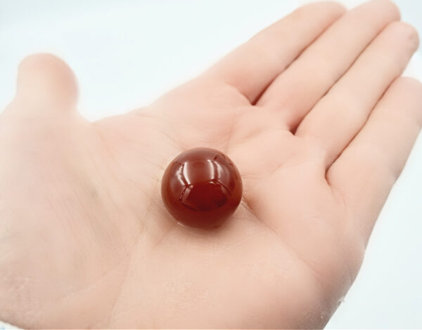 Carnelian Sphere (2cm) (Creativity & Vitality)