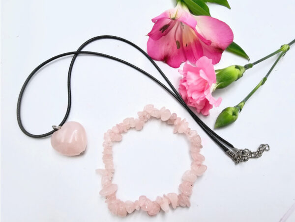 *Rose Quartz Jewellery Gift Set (Love) - Image 3