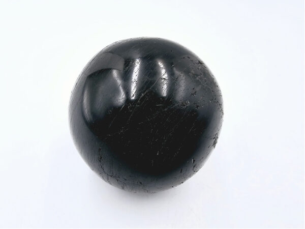 Polished Black Tourmaline Sphere C (18.5cm Circumference) - Image 2