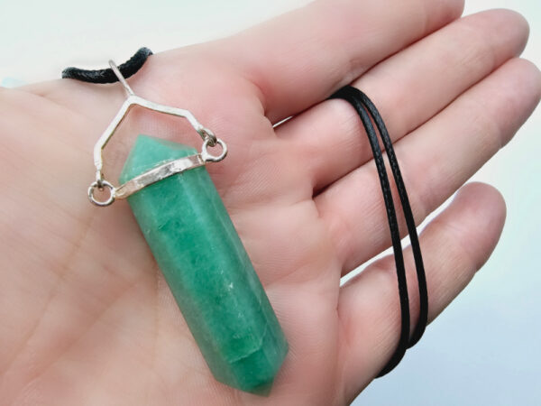 Aventurine Point Necklace Swivel - Image 2