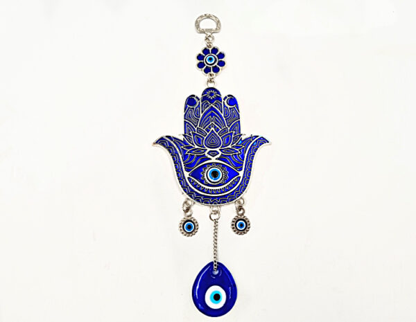 Hamsa Hand Flower Evil Eye Talisman (22cm)