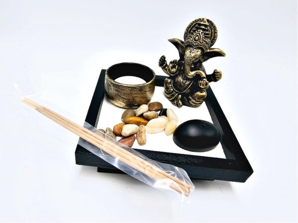 Ganesh Square Candle Zen Garden