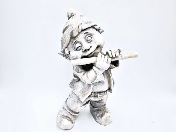 Gnome Playing The Flute (26cm)