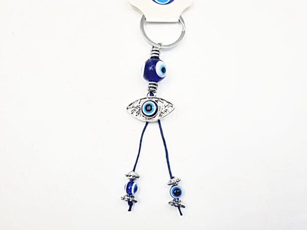 Evil Eye Key Ring With Evil Eye Tassel