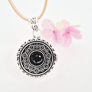 Black Onyx Locket Necklace, locket necklace, black onyx necklace south africa, jewellery