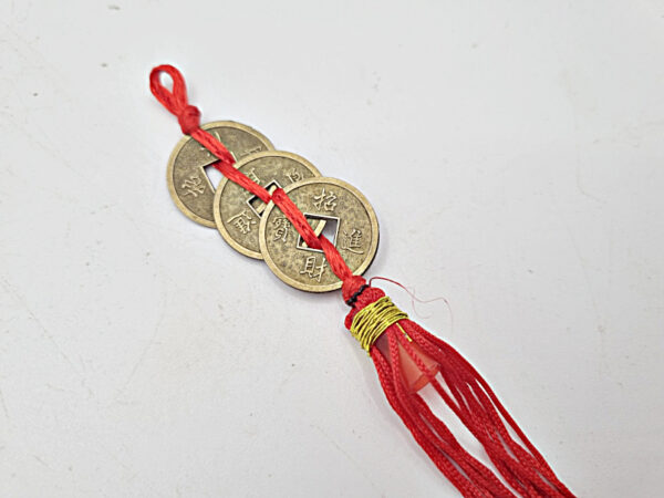 Three Hanging Chinese Lucky Coins