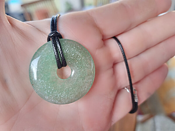 Green Aventurine Pi Stone Necklace - Image 2