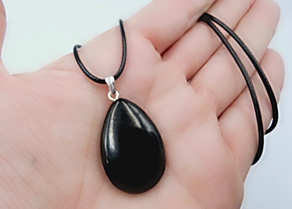 Shungite Drop Necklace - Image 2