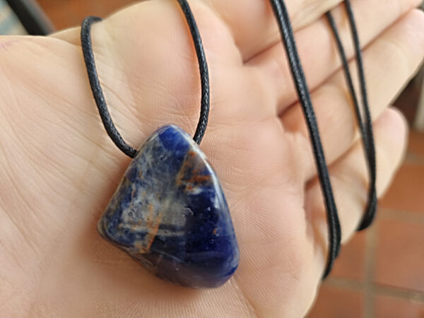 Sodalite Tumbled Stone Necklace (Inner Peace & Harmony) - Image 2