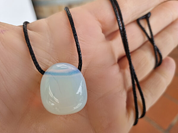 Opalite Tumbled Stone Necklace (Emotional Balance) - Image 2