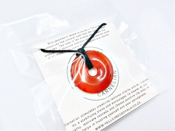 Carnelian Pi Stone Donut 35mm