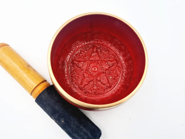 Mantra Singing Bowl Red (Small) - Image 2