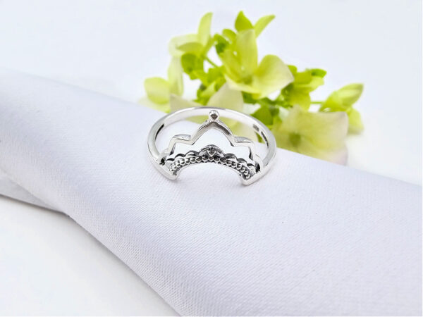 Indian Flower Ring (925 Silver)