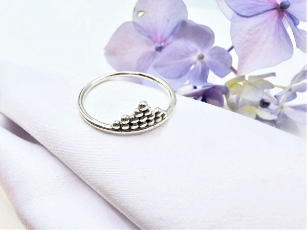 Triangle Circles Ring (925 Silver)